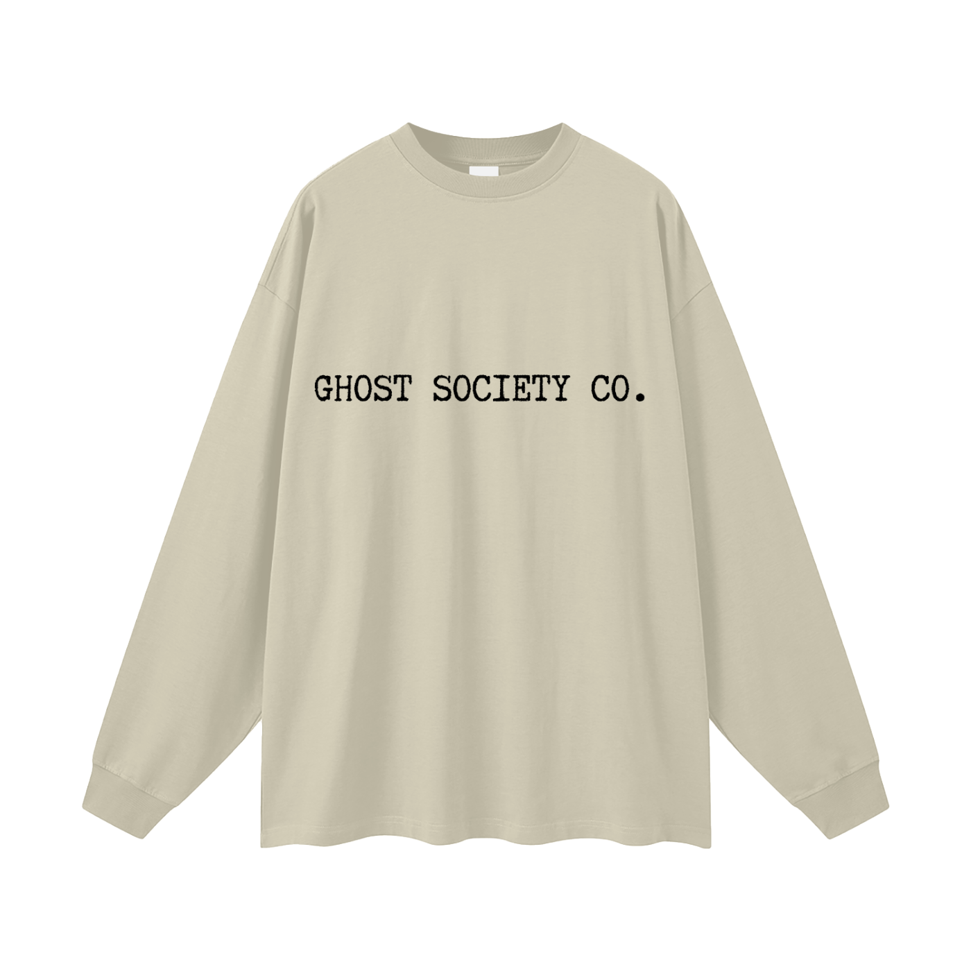 GHOST SOCIETY CO. Oversized Unisex Long Sleeve T-Shirt