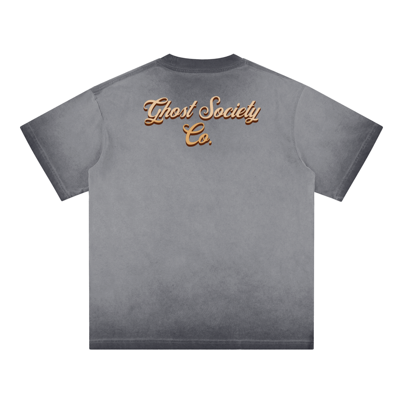 GHOST SOCIETY CO. Reverse Dyed Loose Cotton T-Shirt