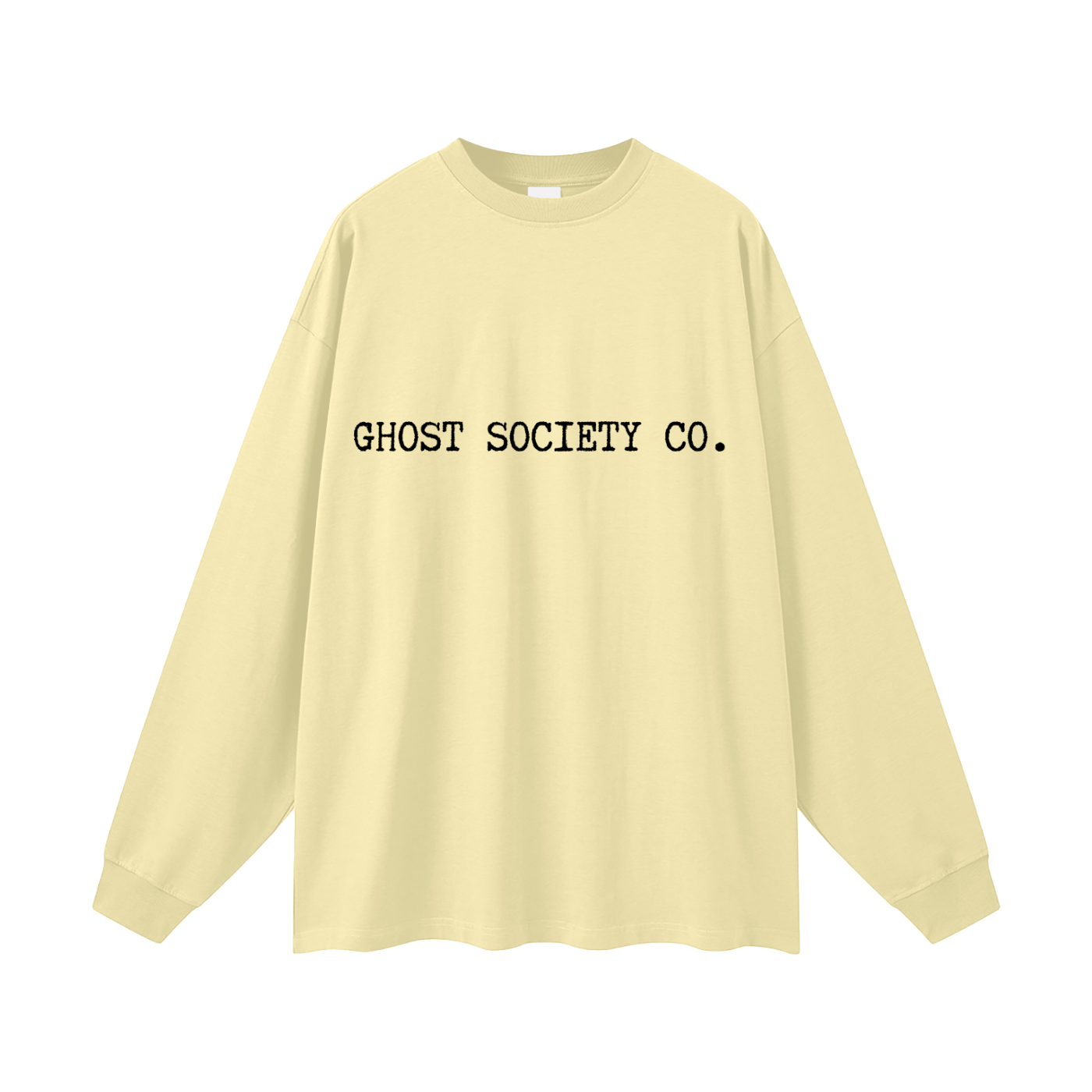 GHOST SOCIETY CO. Oversized Unisex Long Sleeve T-Shirt