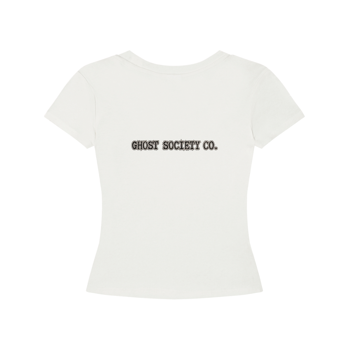 GHOST SOCIETY CO. Women's Longline Slim-Fit T-Shirt