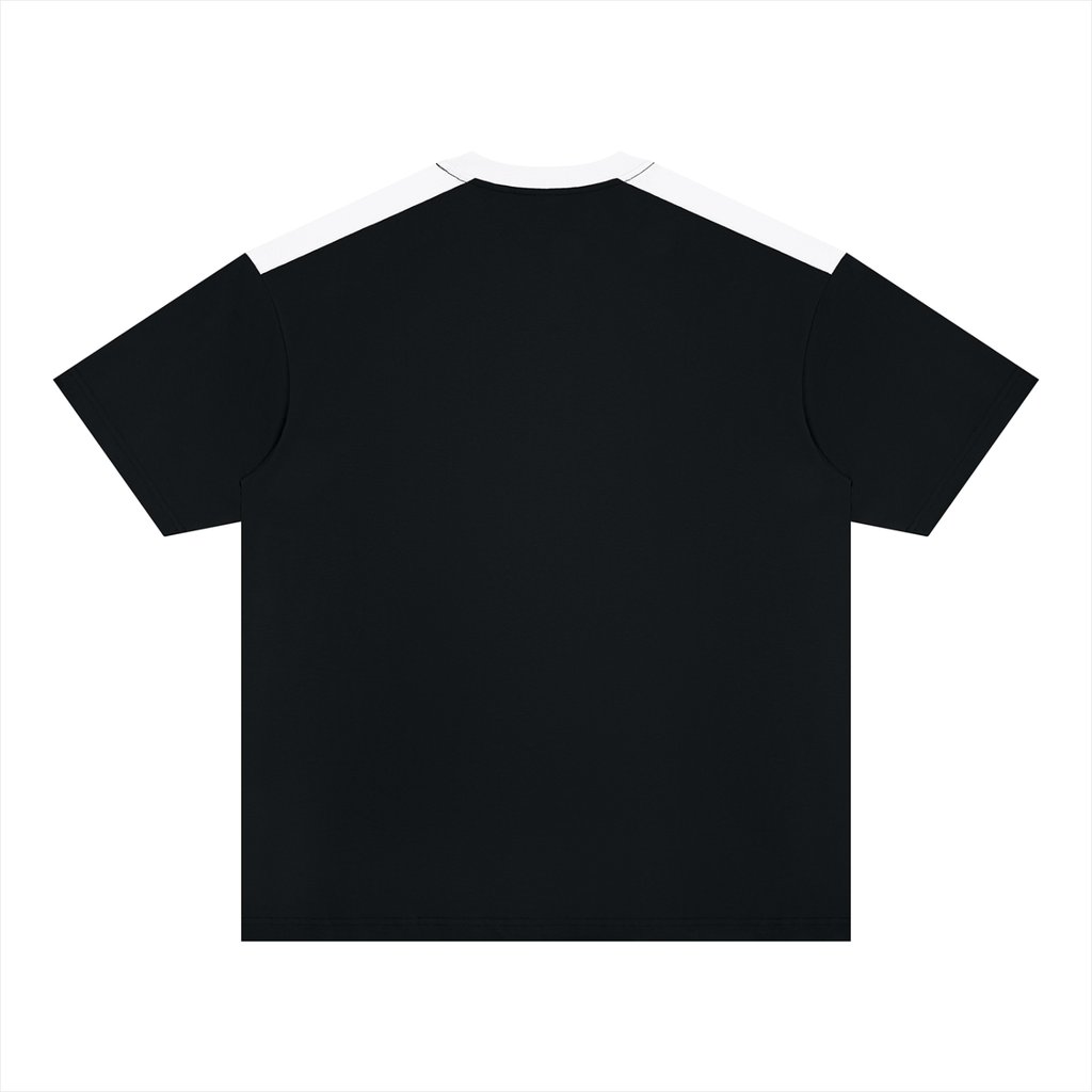 GHOST SOCIETY CO. Unisex Color Block Loose T-Shirt