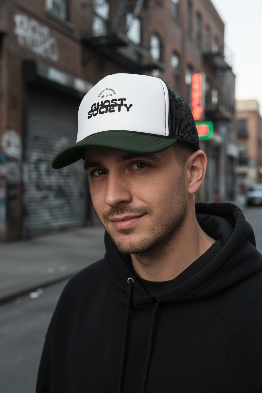 GHOST SOCIETY Trucker Hat