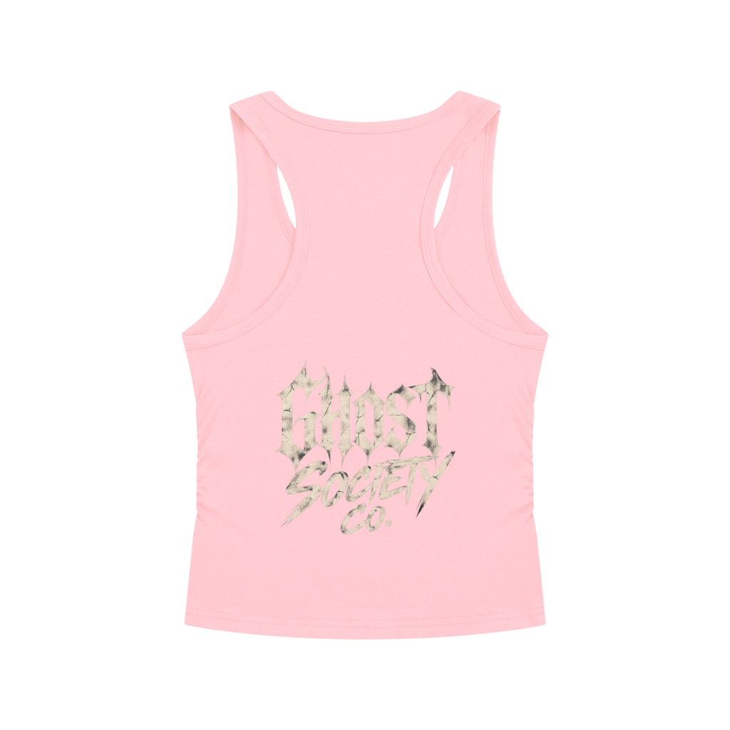 GHOST SOCIETY CO. Women’s Ruched Tank Top
