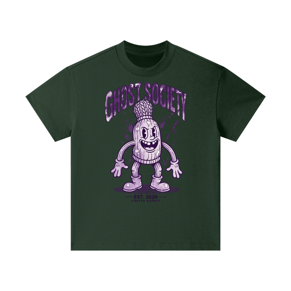 GHOST SOCIETY CO. Pure Cotton Essential Kids T-Shirt