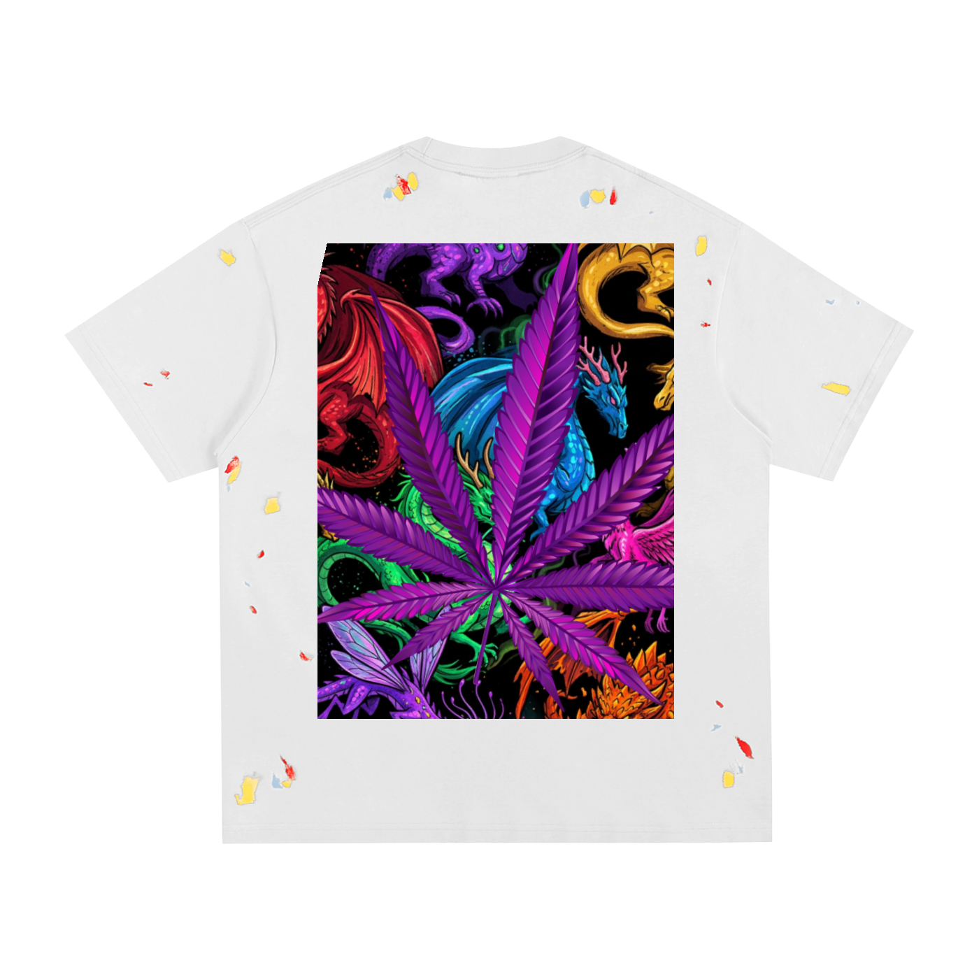 GHOST SOCIETY CO. Paint Splatter T-Shirt