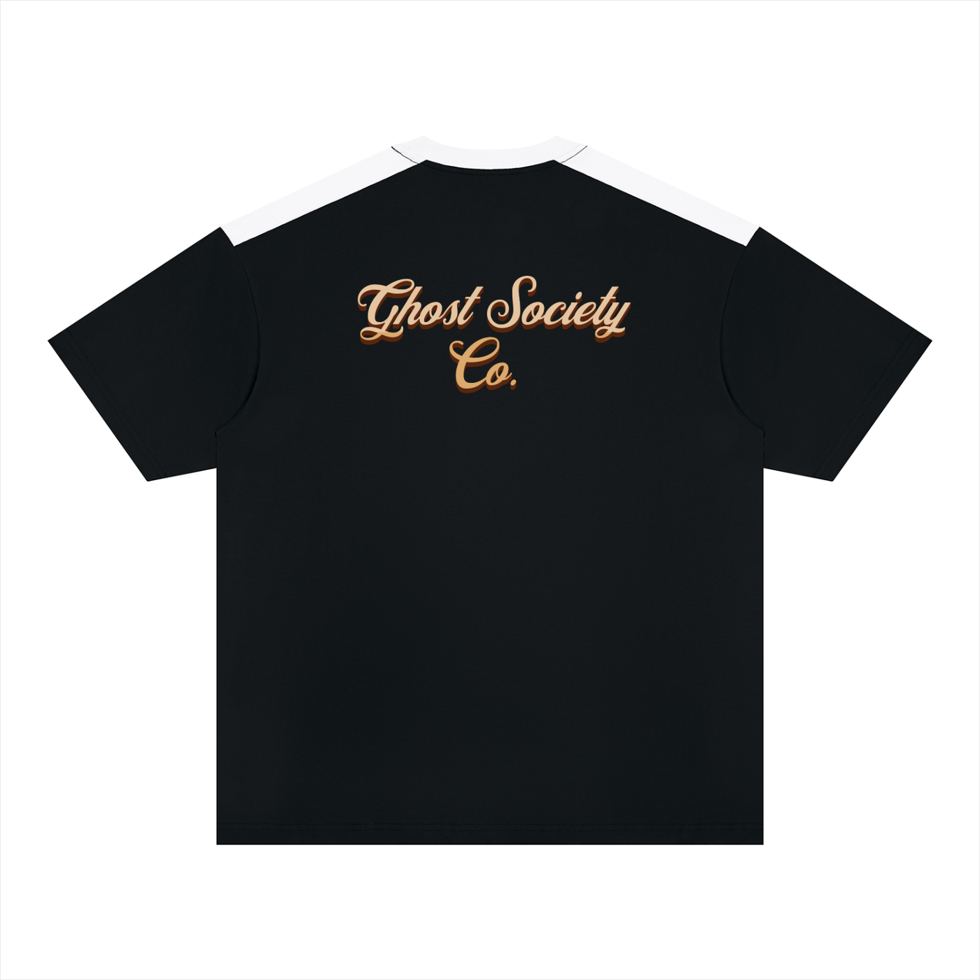 GHOST SOCIETY CO. Unisex Color Block Loose T-Shirt