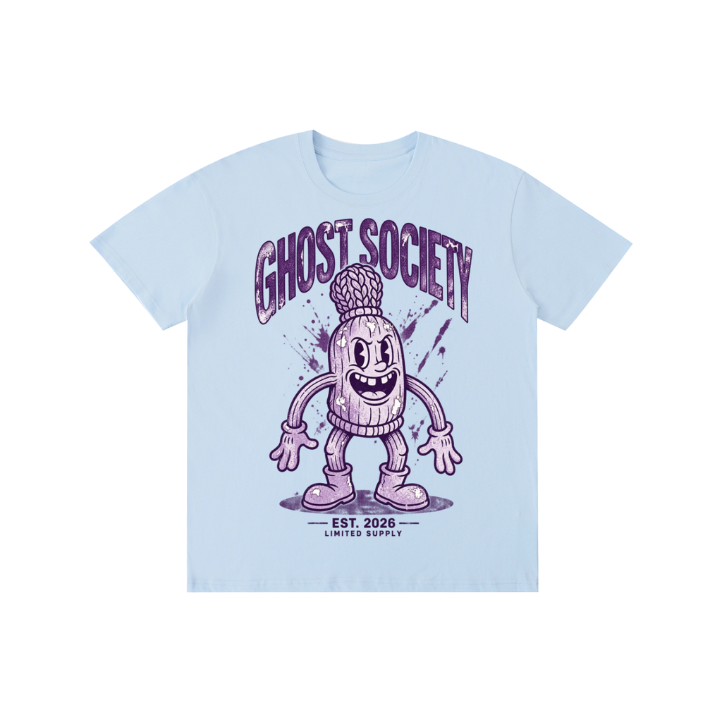 GHOST SOCIETY CO. Pure Cotton Unisex T-Shirt