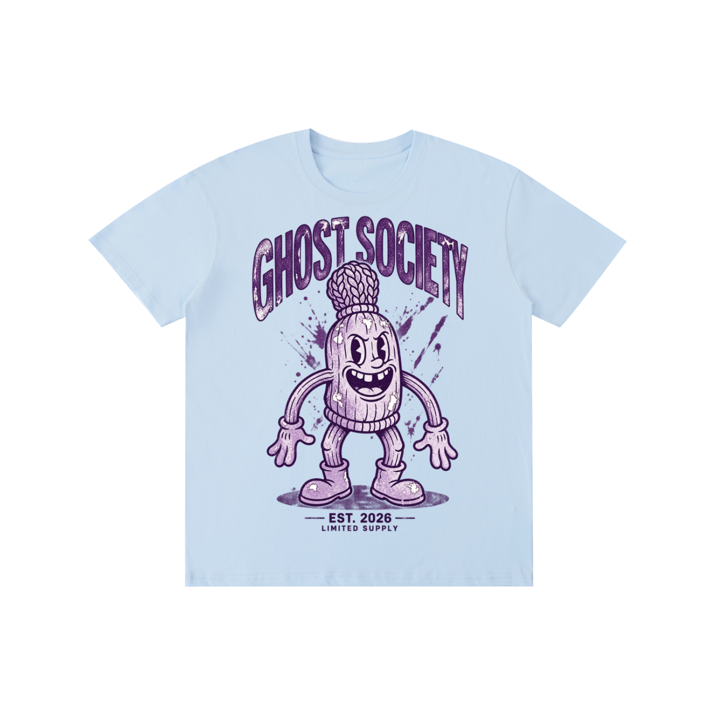 GHOST SOCIETY CO. Pure Cotton Unisex T-Shirt