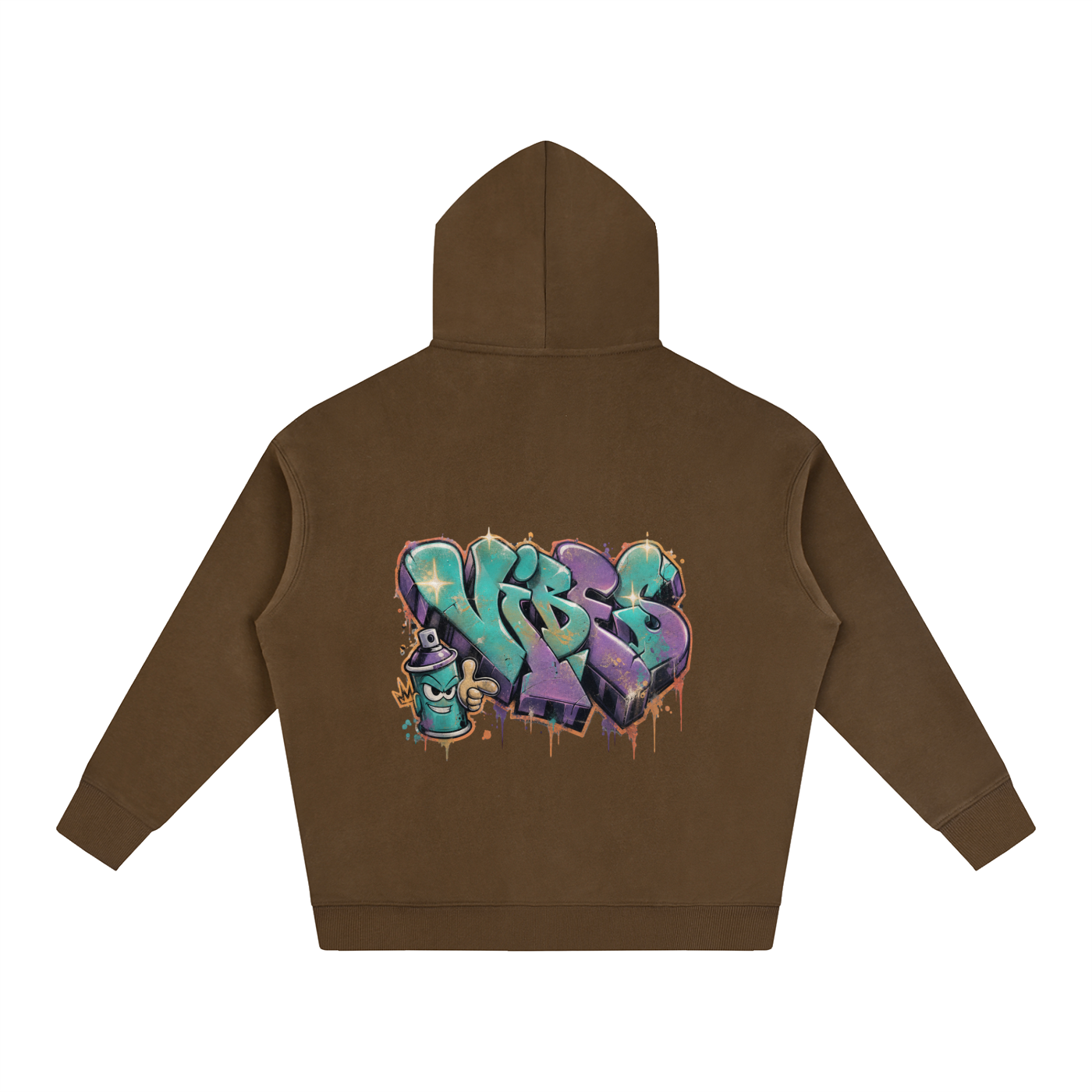 GHOST SOCIETY CO. Oversize Fleeced Hoodie