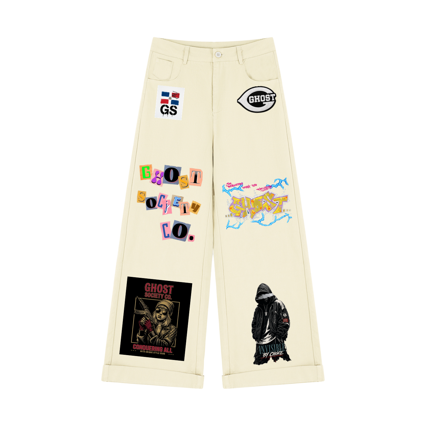GHOST SOCIETY CO. Women's Tencel Wide Leg Pants