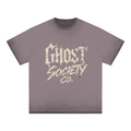 GHOST SOCIETY CO. Reverse Dyed Loose Cotton T-Shirt