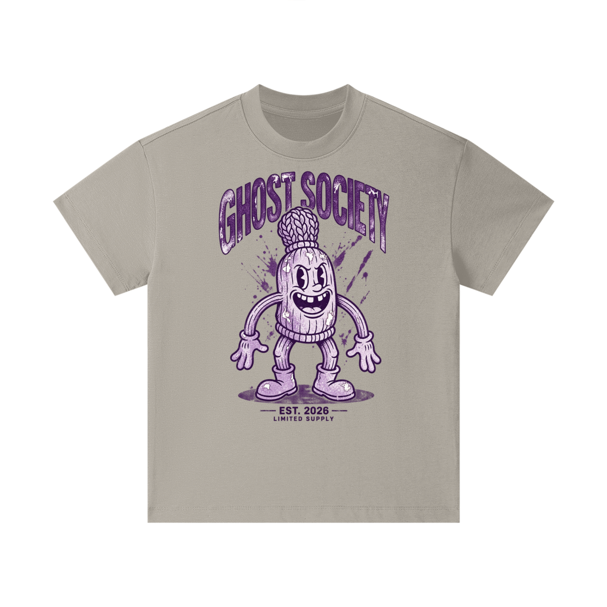 GHOST SOCIETY CO. Pure Cotton Essential Kids T-Shirt