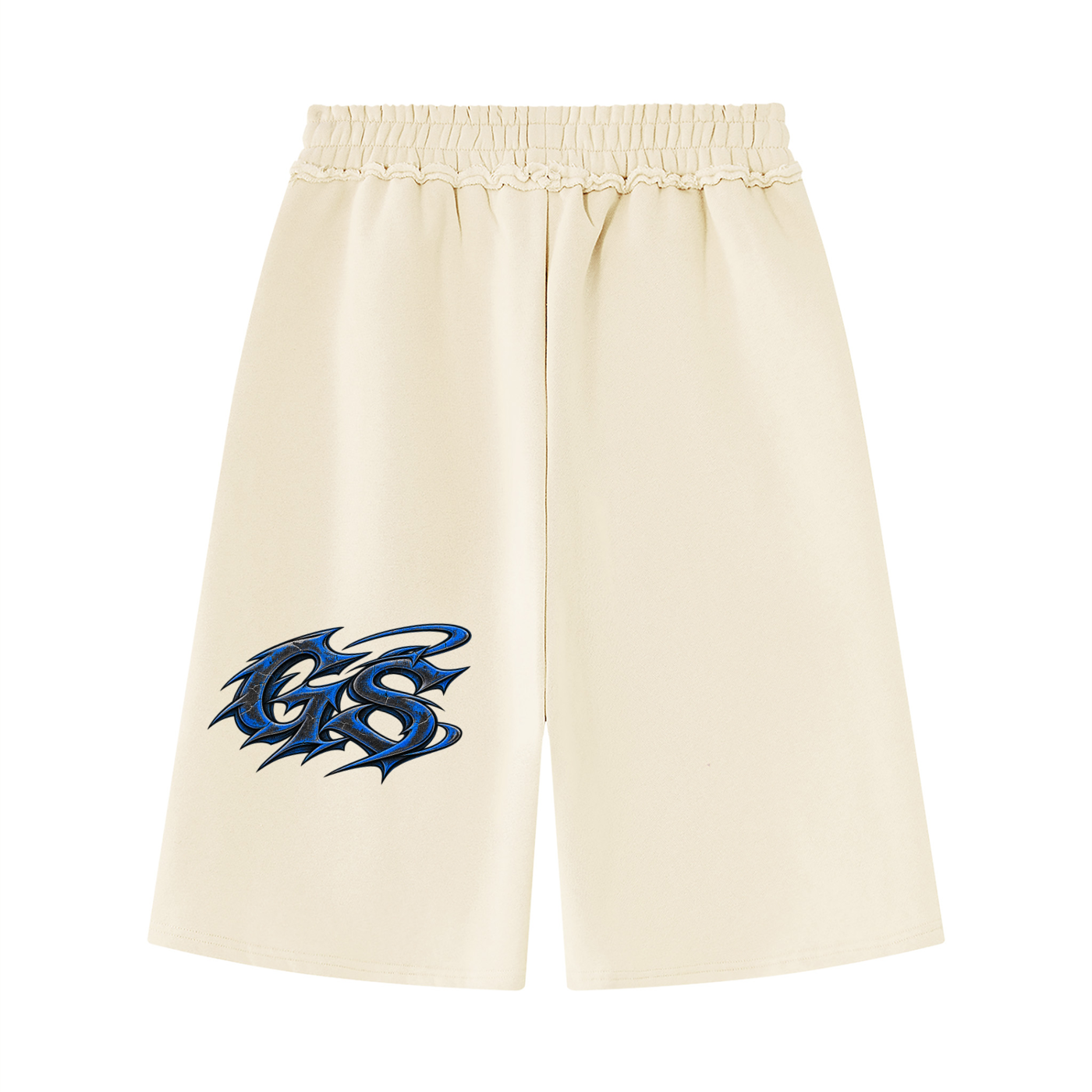 GHOST SOCIETY CO. Unisex Raw Edge Fleece Shorts
