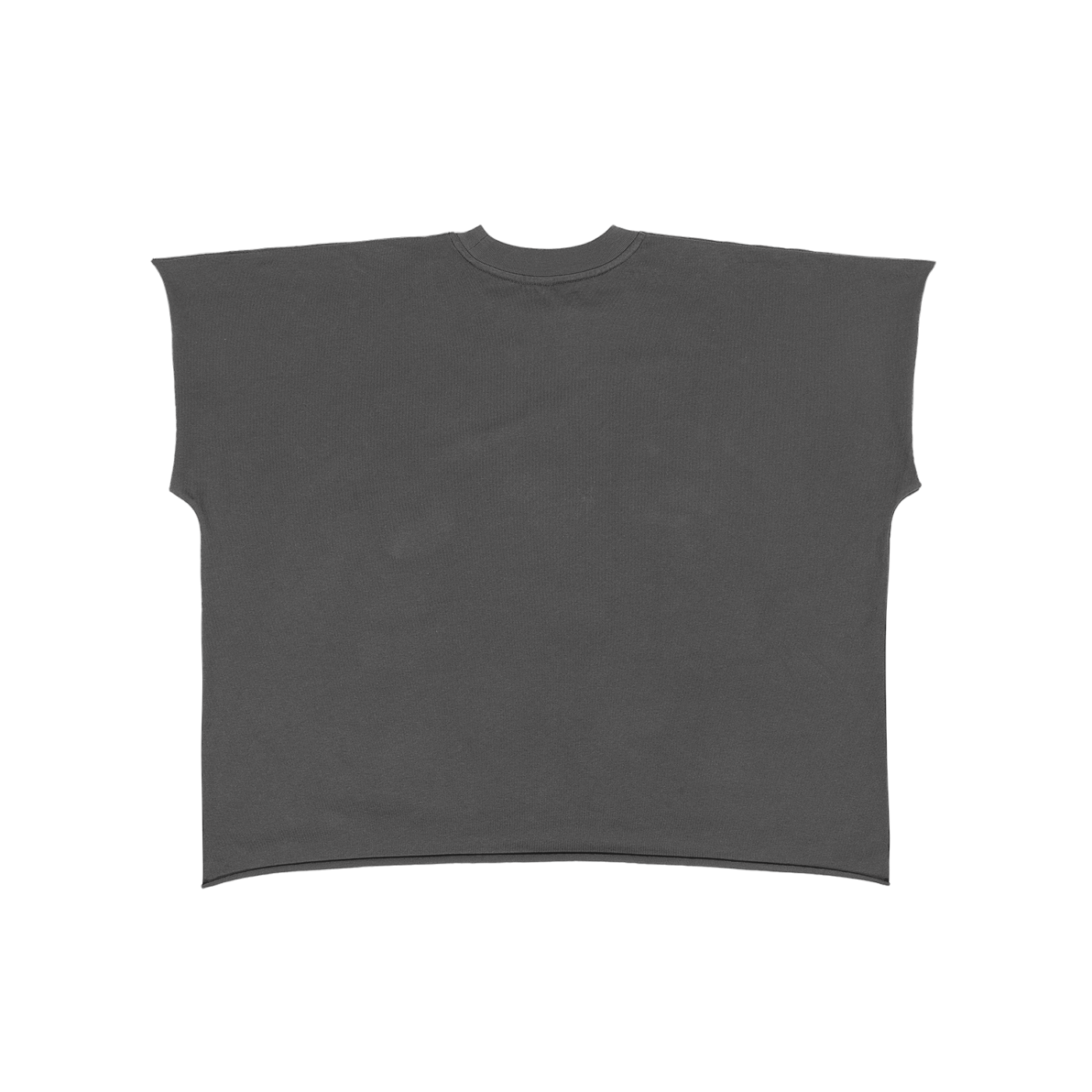 GHOST SOCIETY CO. Raw Edge Boxy Non-Shrink T-Shirt
