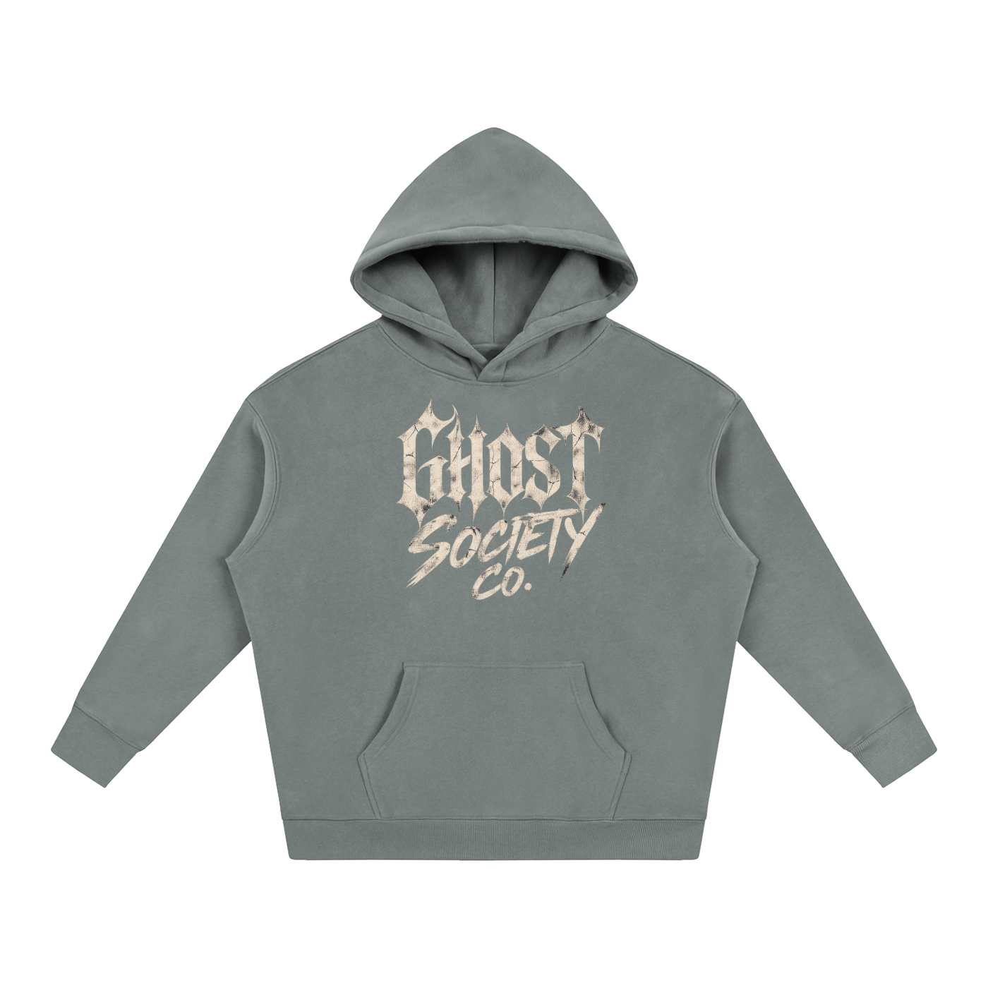 GHOST SOCIETY CO. Oversize Fleeced Hoodie