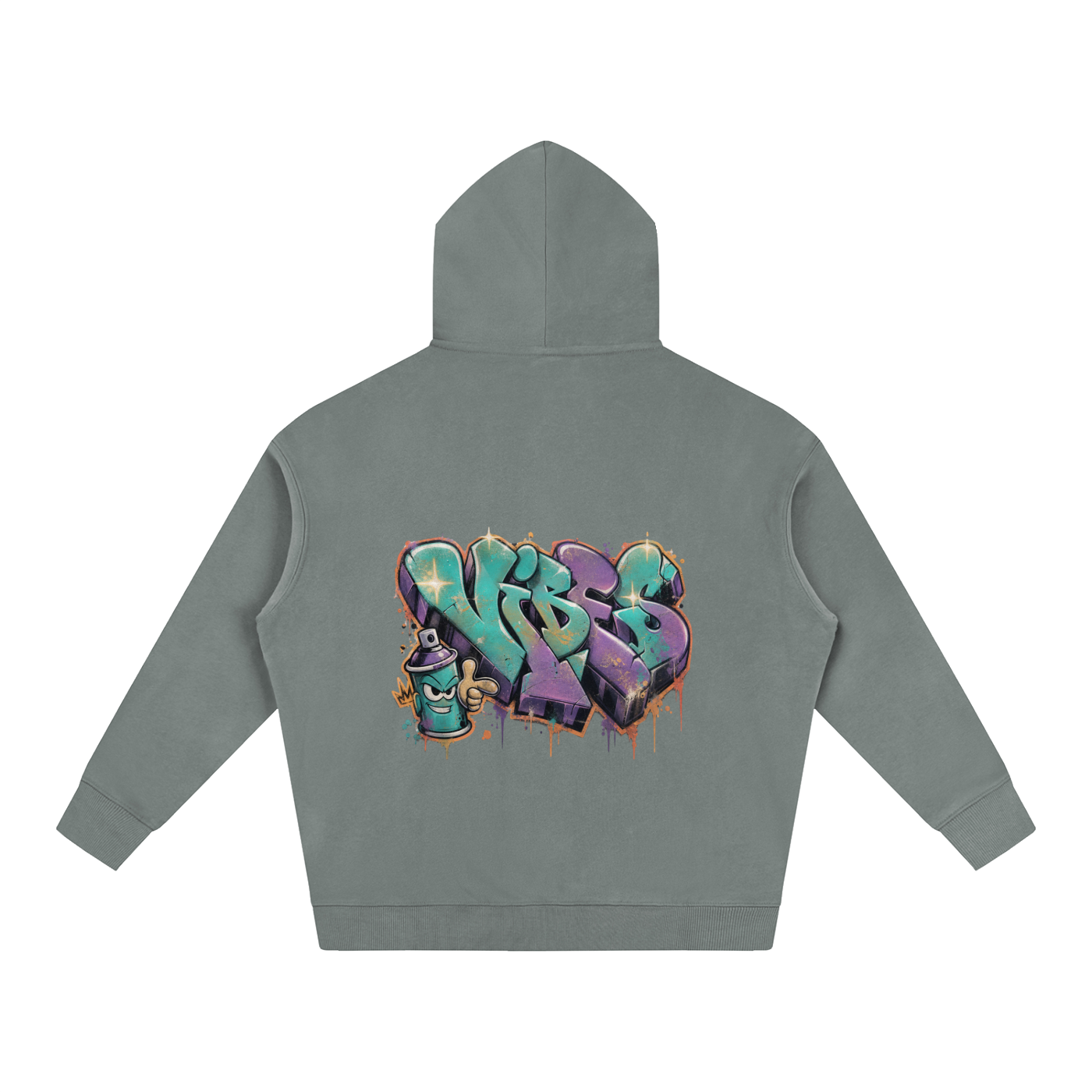 GHOST SOCIETY CO. Oversize Fleeced Hoodie