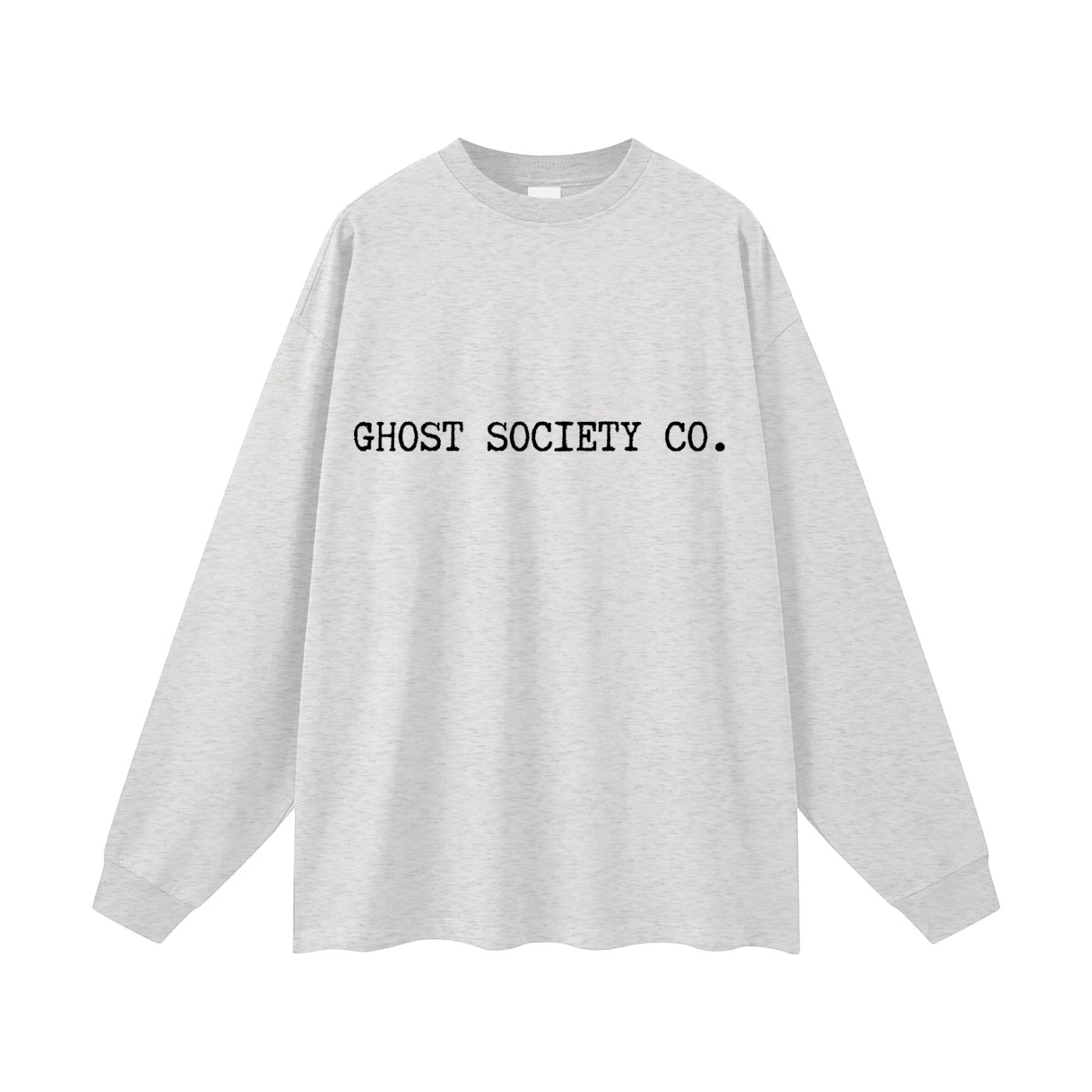 GHOST SOCIETY CO. Oversized Unisex Long Sleeve T-Shirt