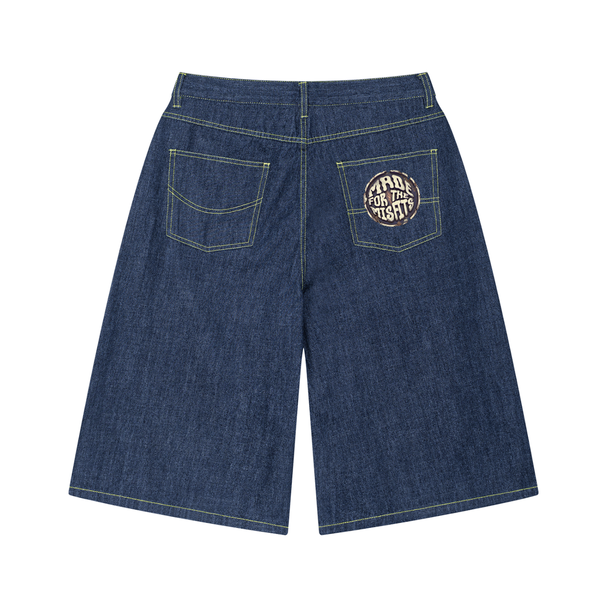 GHOST SOCIETY CO. Men's Vintage Wash Denim Shorts