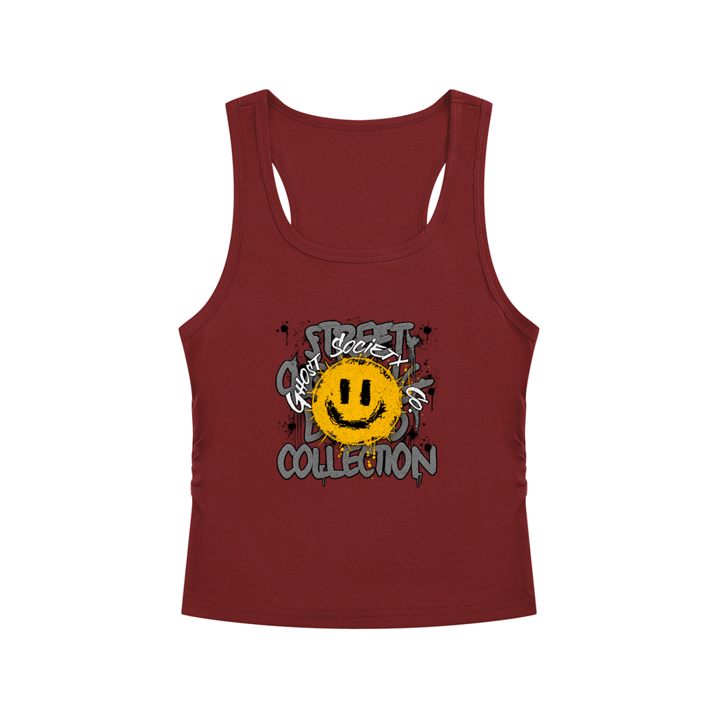 GHOST SOCIETY CO. Women’s Ruched Tank Top