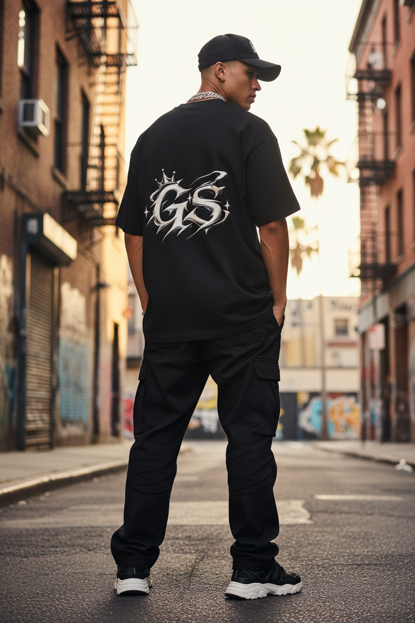 GHOST SOCIETY CO. Oversized Drop Shoulder T-Shirt