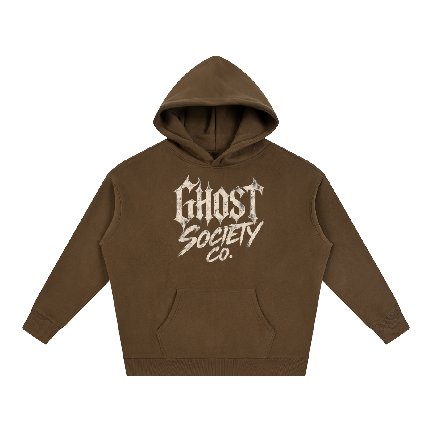 GHOST SOCIETY CO. Oversize Fleeced Hoodie