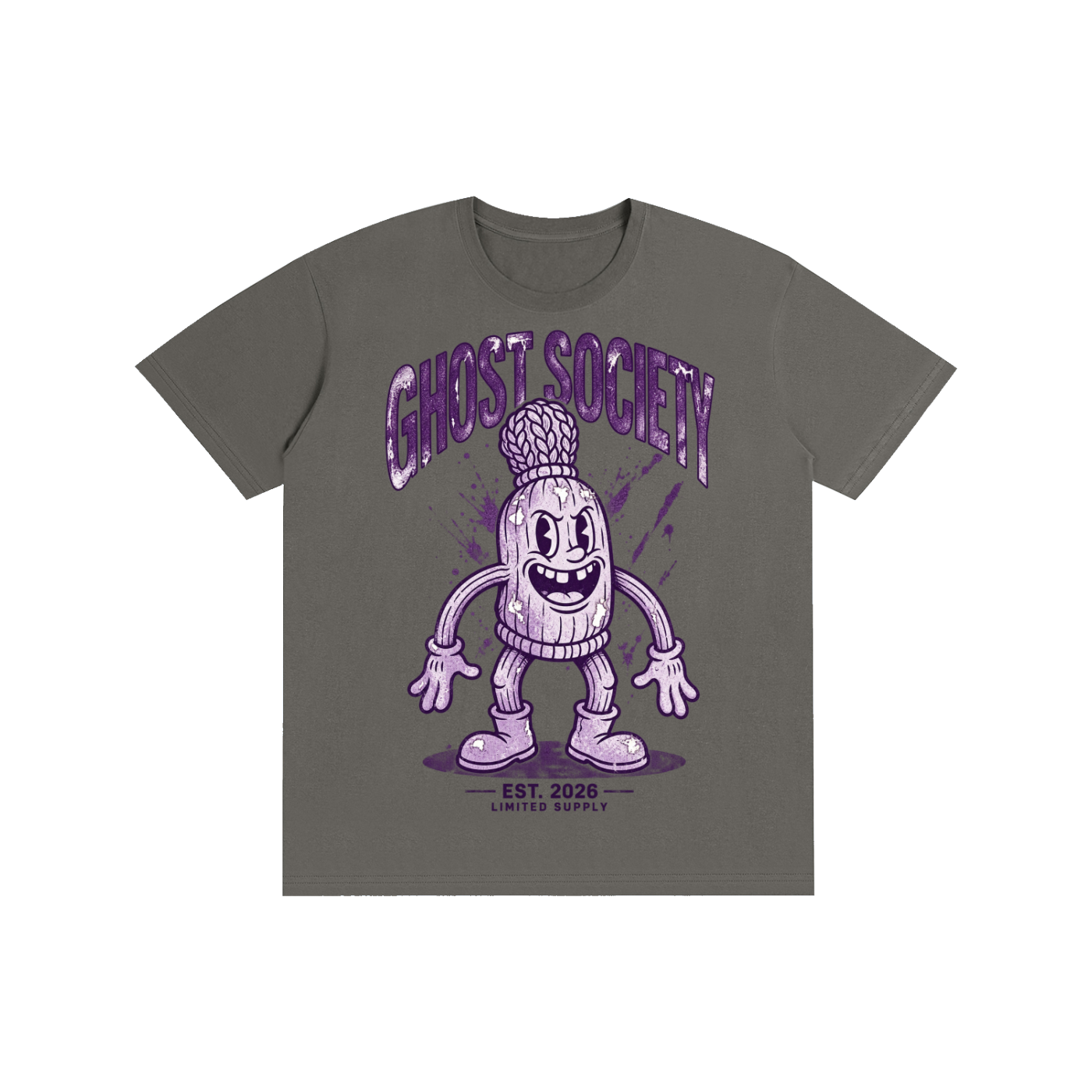 GHOST SOCIETY CO. Pure Cotton Unisex T-Shirt