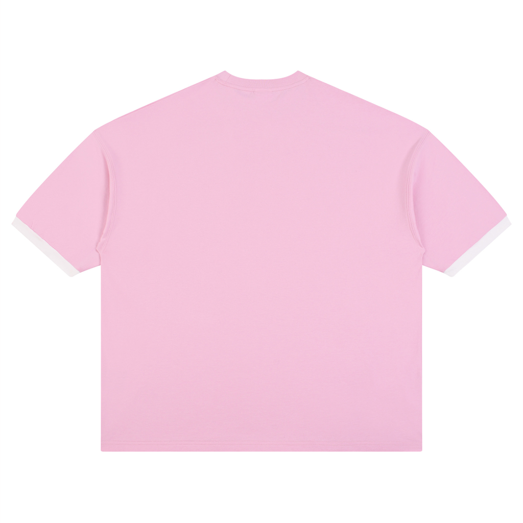 GHOST SOCIETY CO. Unisex Color Block Drop Shoulder T-Shirt