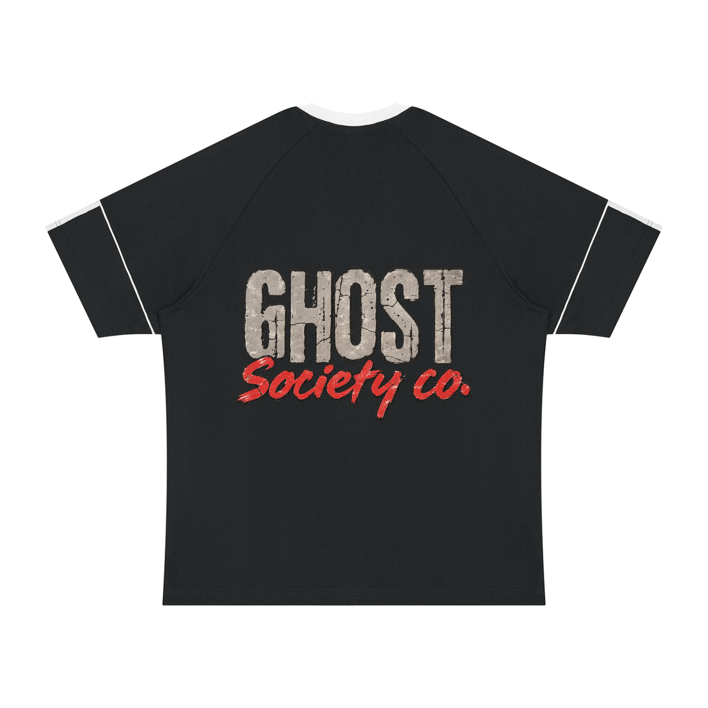 GHOST SOCIETY CO. Unisex Raglan Color Block T-Shirt