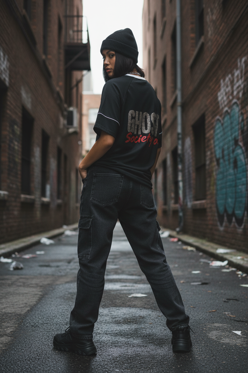 GHOST SOCIETY CO. Unisex Raglan Color Block T-Shirt