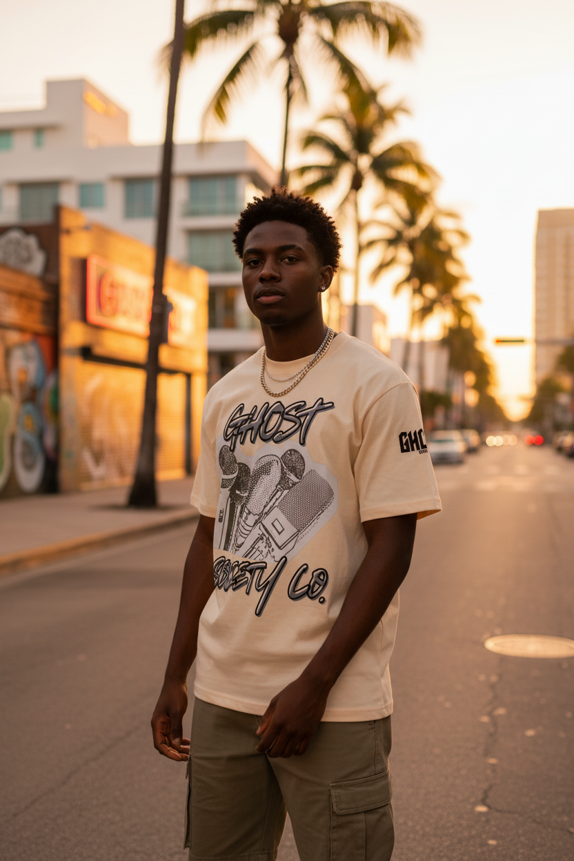 GHOST SOCIETY CO. Essential Cotton T-Shirt