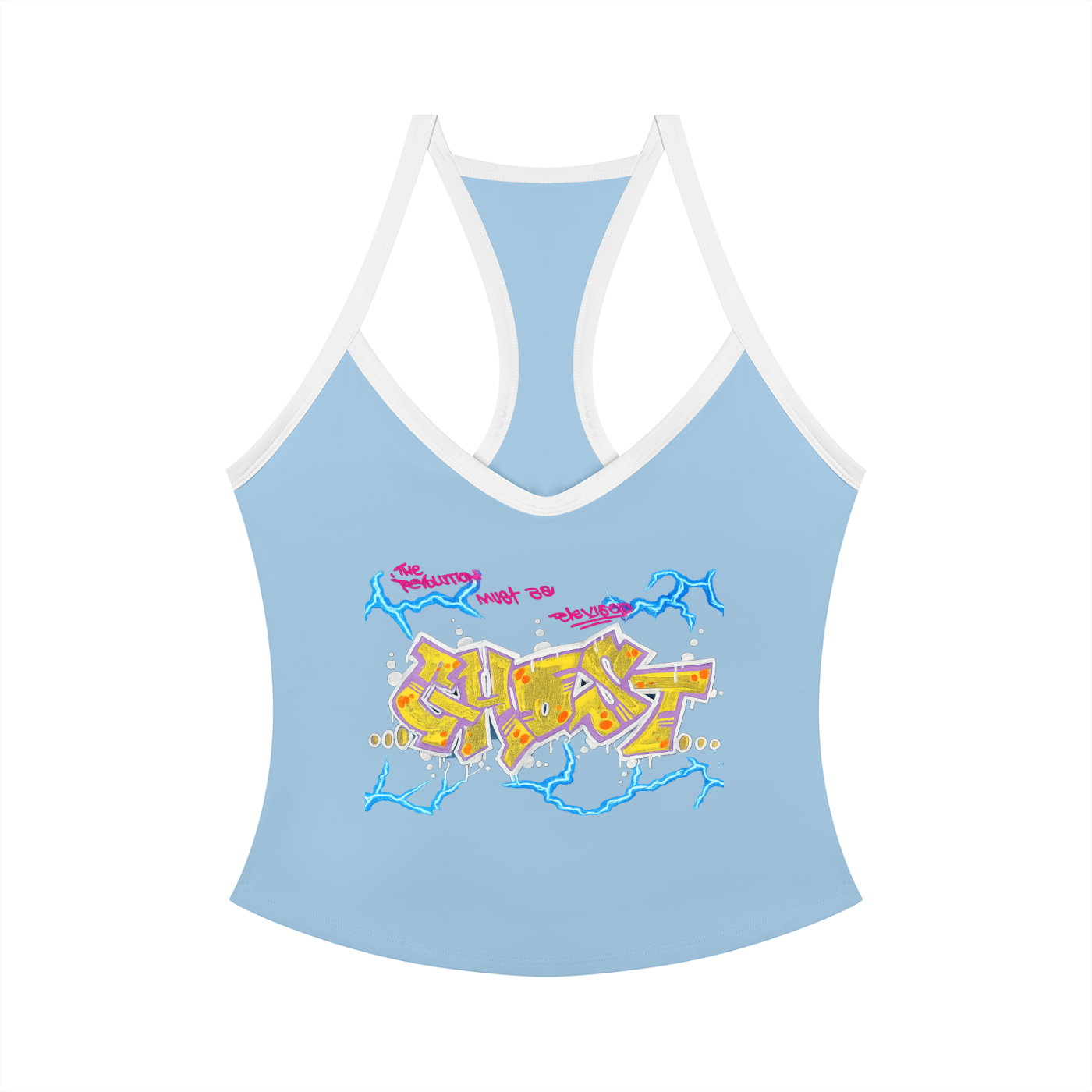 GHOST SOCIETY CO. Women’s Color Block Yoga Tank Top
