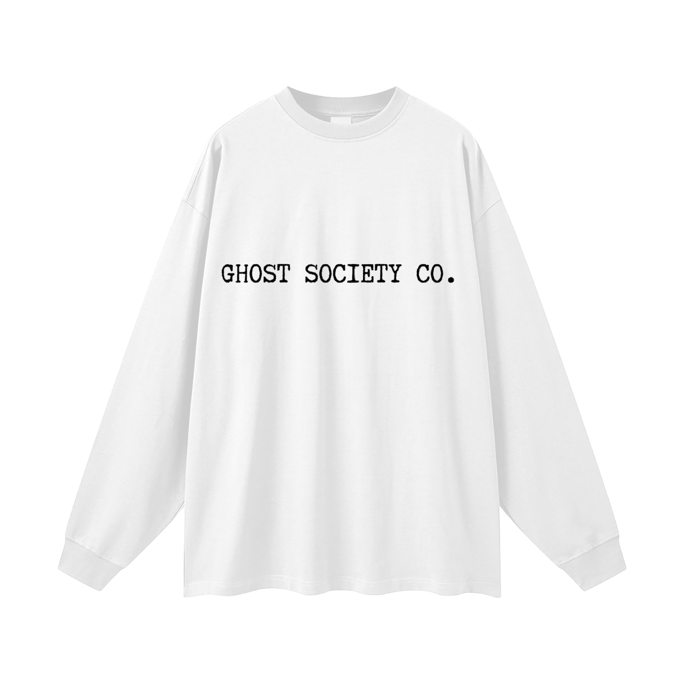 GHOST SOCIETY CO. Oversized Unisex Long Sleeve T-Shirt