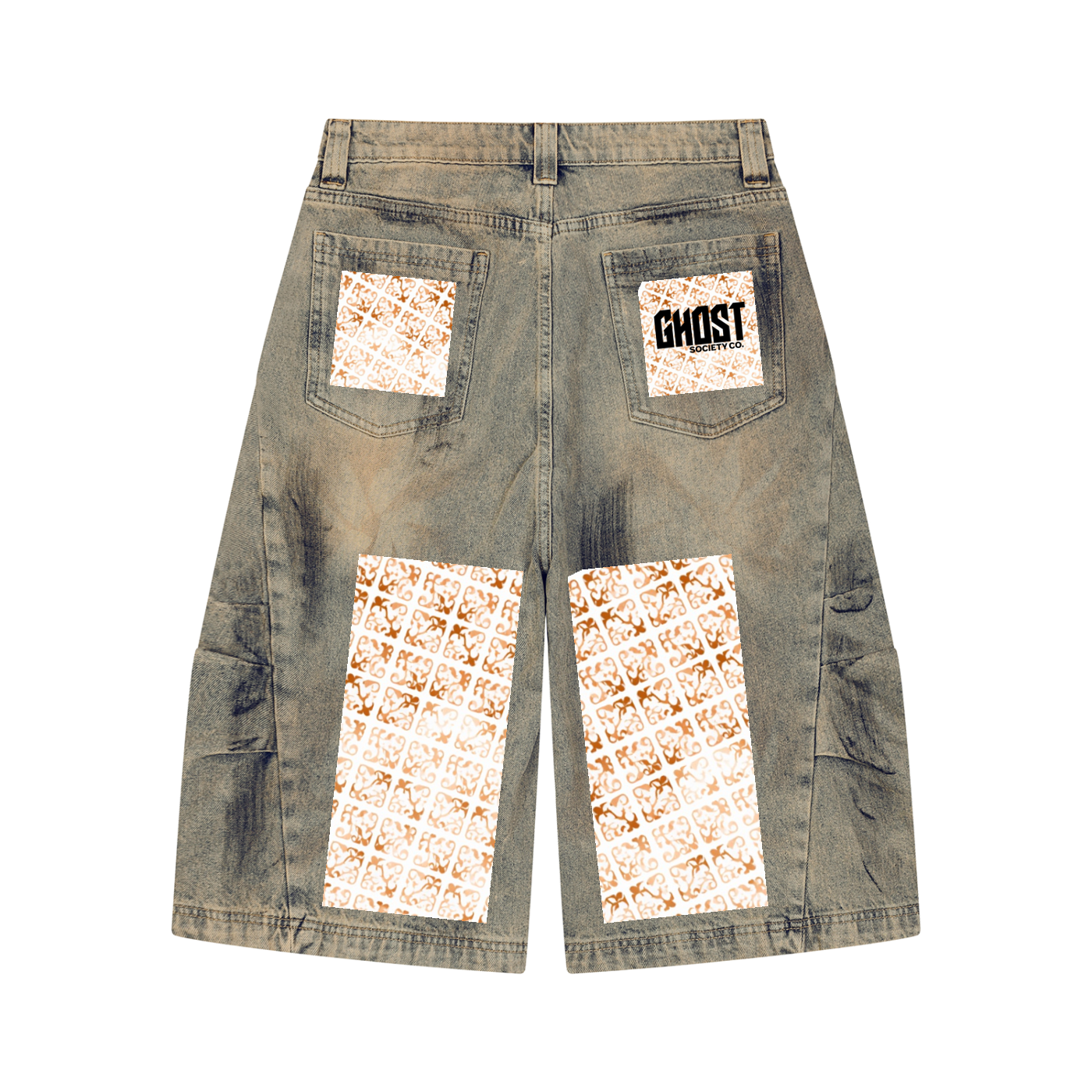 GHOST SOCIETY CO. Men’s Vintage Wash Demin Jeans