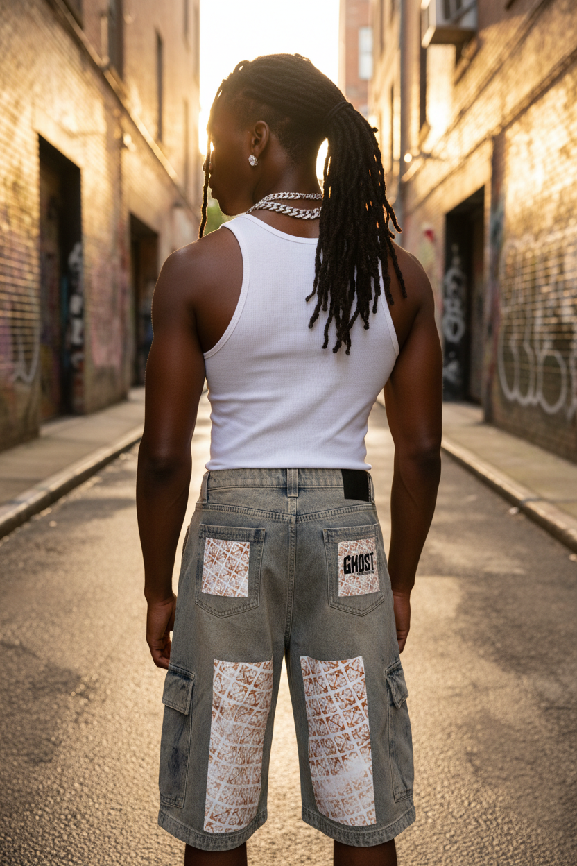 GHOST SOCIETY CO. Men’s Vintage Wash Demin Jeans