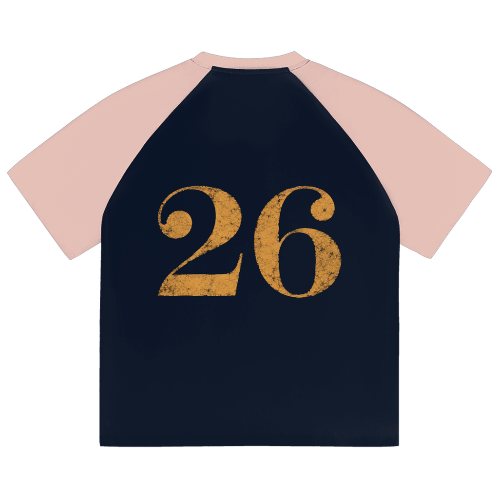 GHOST SOCIETY CO. Color-Blocked Raglan Sleeve T-Shirt