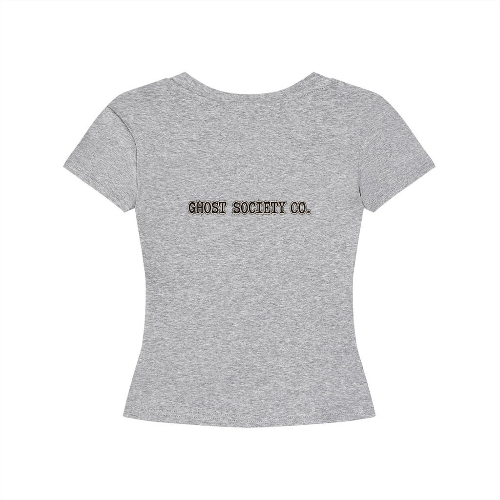 GHOST SOCIETY CO. Women's Longline Slim-Fit T-Shirt