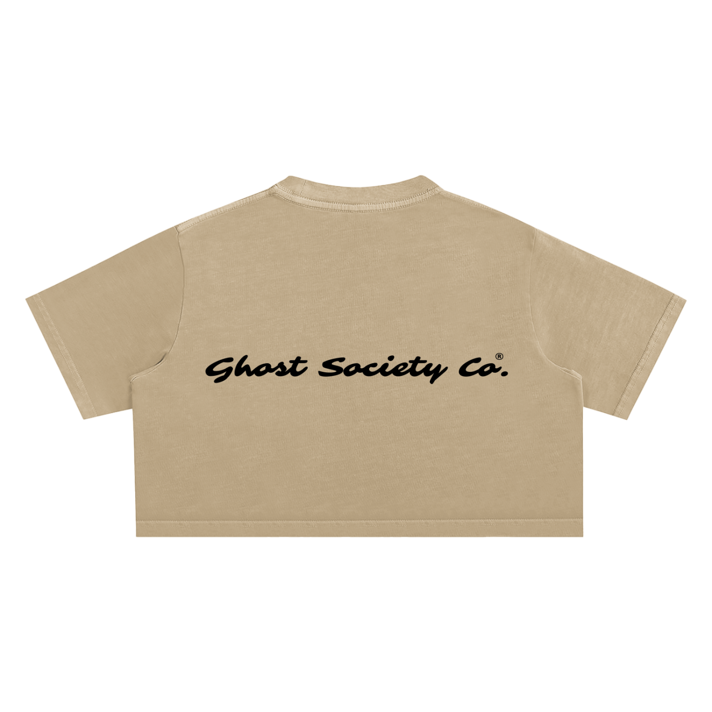 GHOST SOCIETY CO. Snow Washed Crop Top