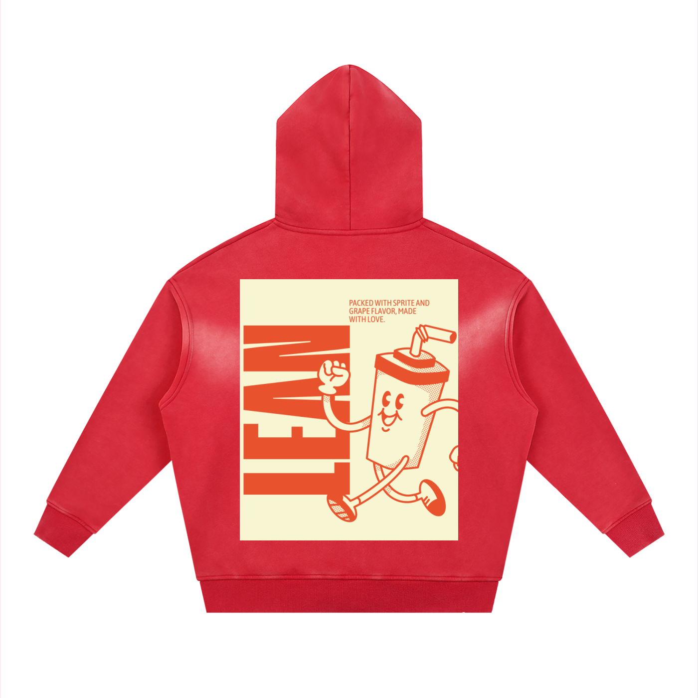 GHOST SOCIETY CO. Sunfade Two-way Zipper Boxy Fleece Hoodie