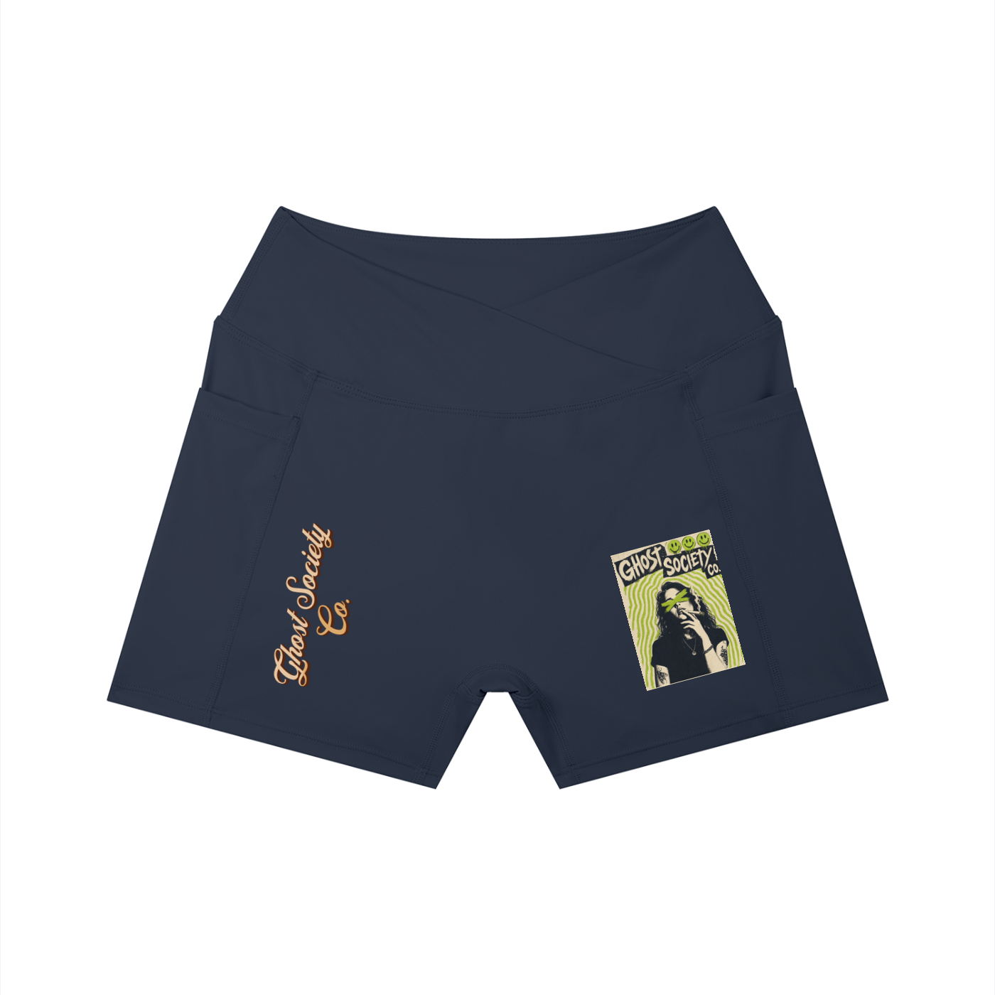 Women's High Rise Pocket Yoga Shorts