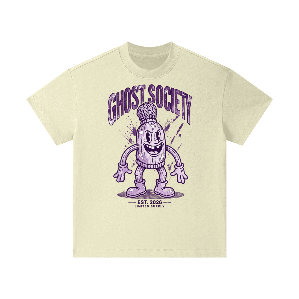 GHOST SOCIETY CO. Pure Cotton Essential Kids T-Shirt