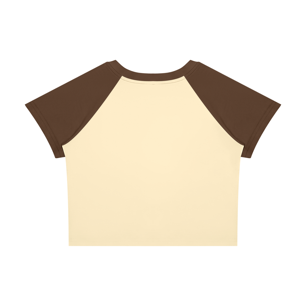 GHOST SOCIETY CO. Women’s Raglan Color Block Baby T-Shirt