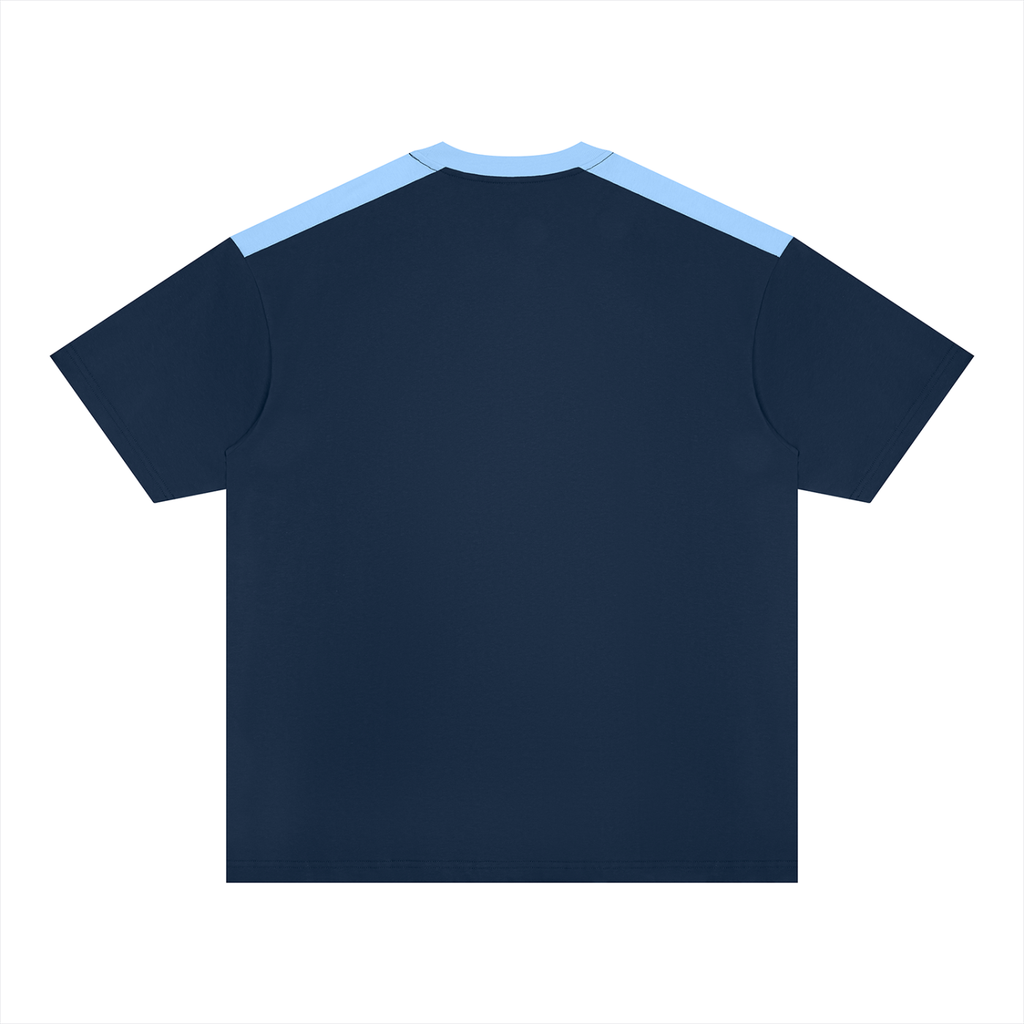 GHOST SOCIETY CO. Unisex Color Block Loose T-Shirt