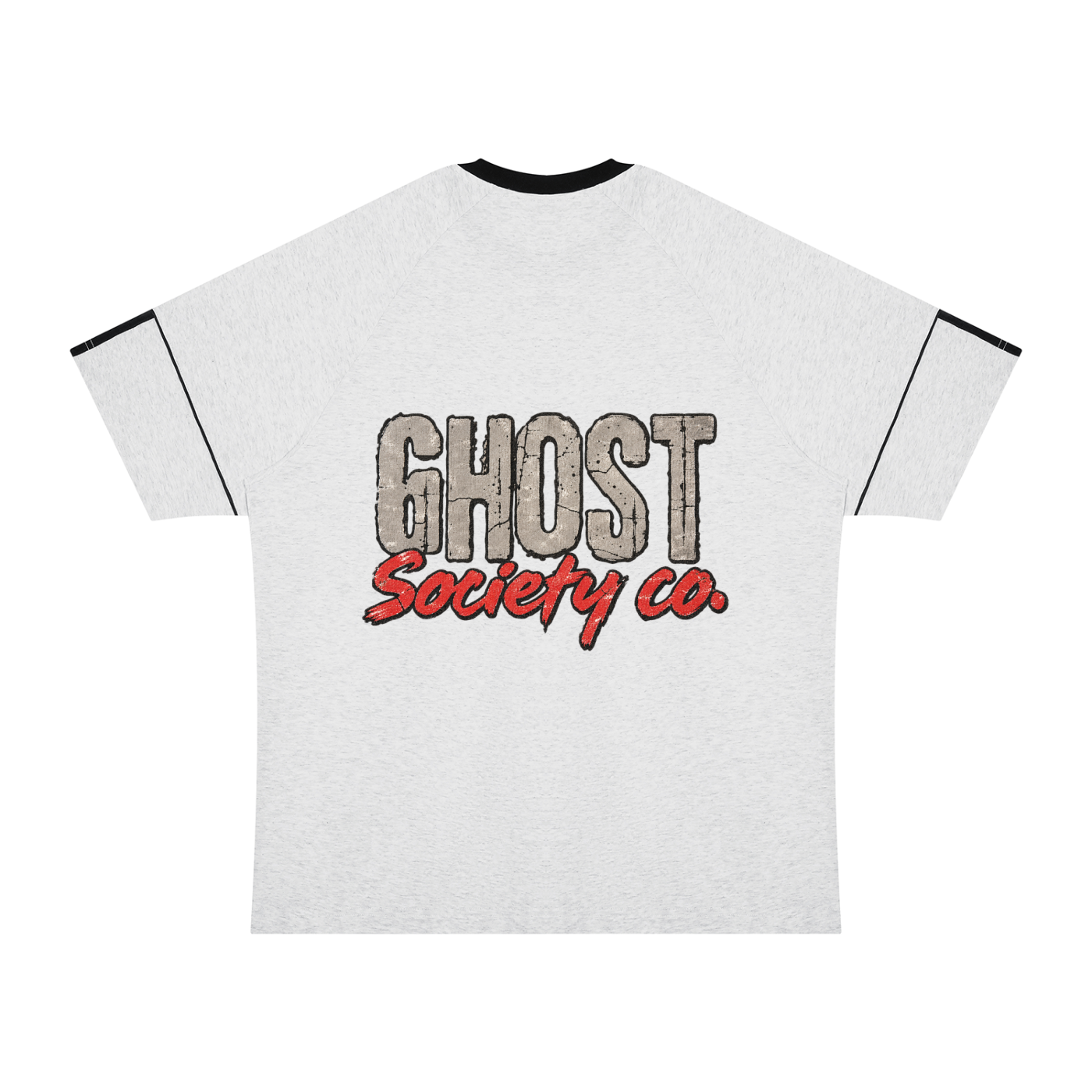 GHOST SOCIETY CO. Unisex Raglan Color Block T-Shirt