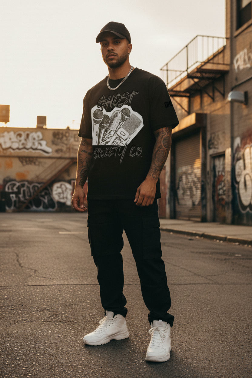 GHOST SOCIETY CO. Essential Cotton T-Shirt