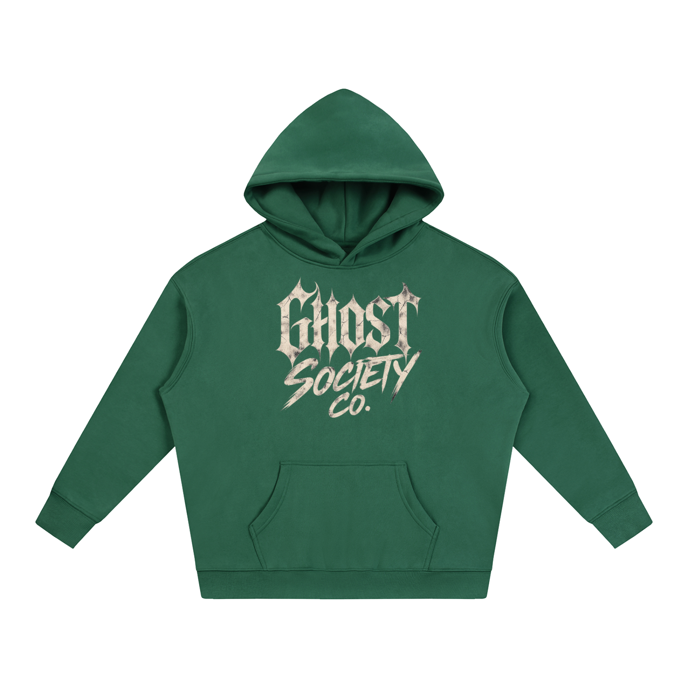 GHOST SOCIETY CO. Oversize Fleeced Hoodie