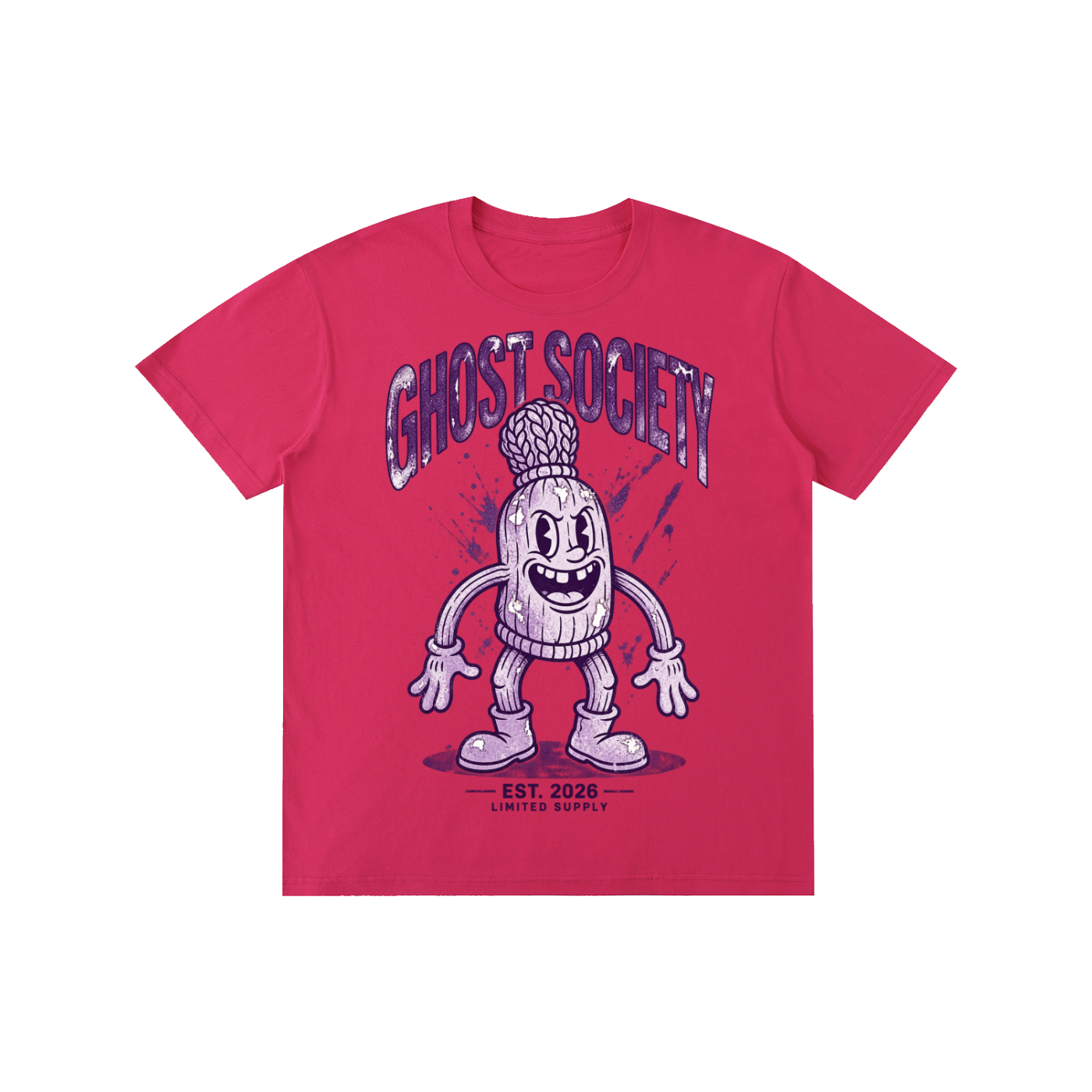 GHOST SOCIETY CO. Pure Cotton Unisex T-Shirt