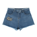GHOST SOCIETY CO. Women’s Vintage Wash High Rise Denim Shorts