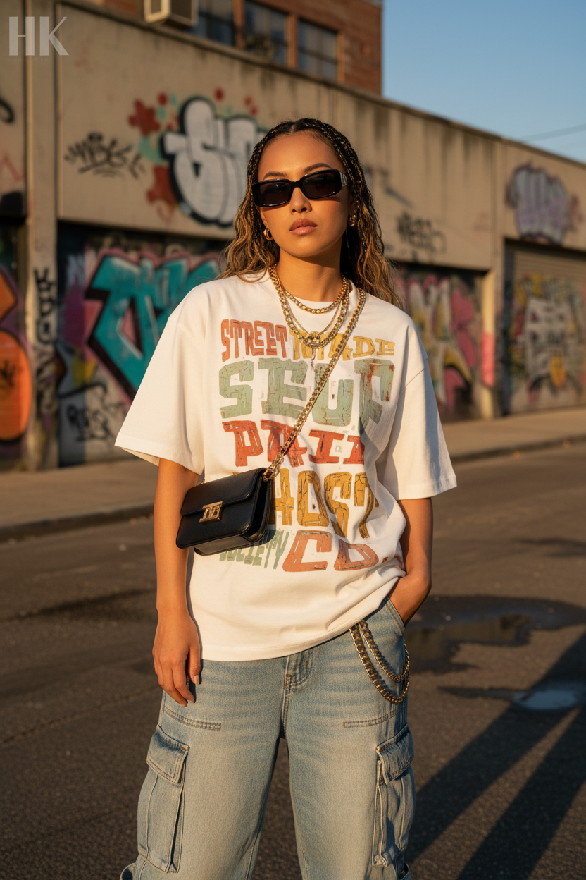 Heavyweight Oversized Drop Shoulder Tee | Ghost Society Co.