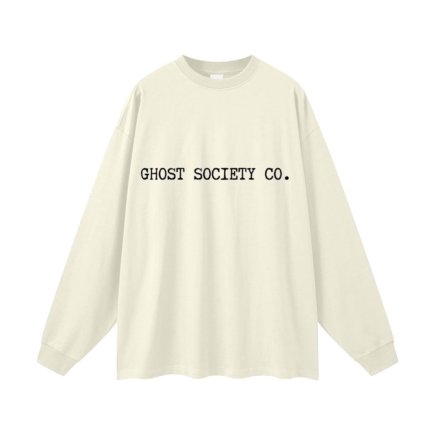 GHOST SOCIETY CO. Oversized Unisex Long Sleeve T-Shirt