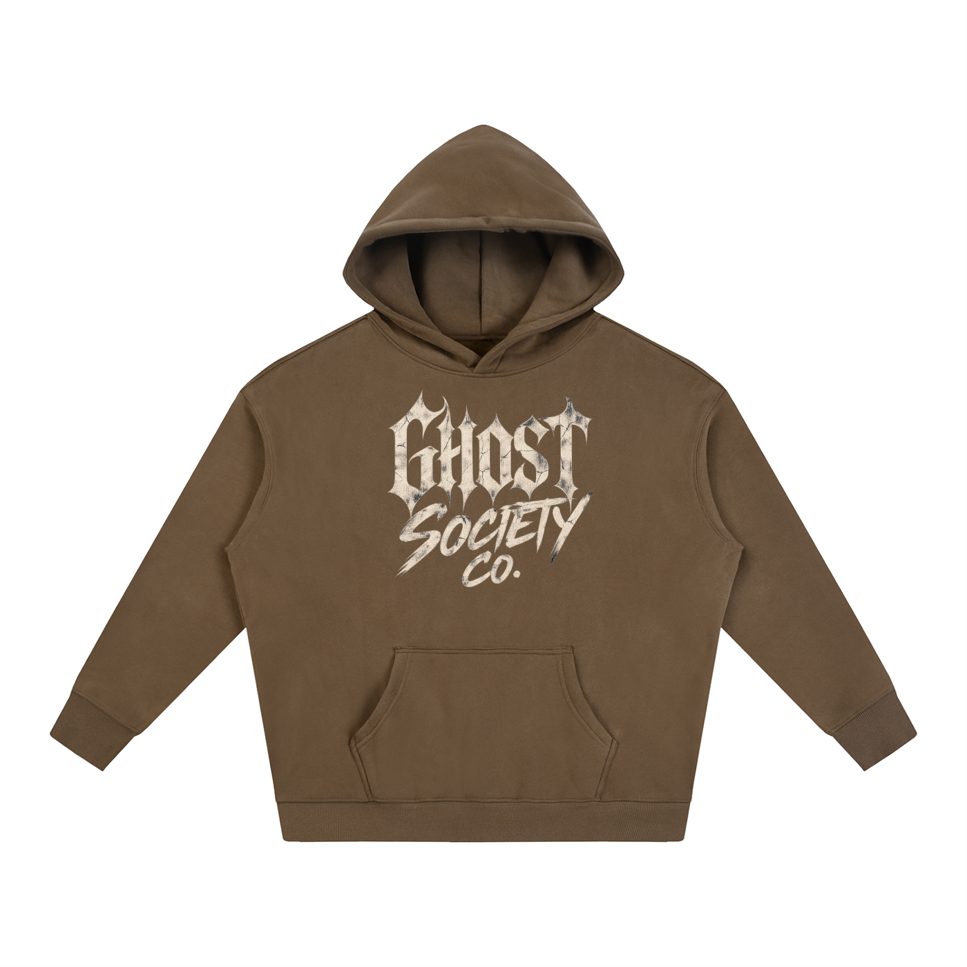 GHOST SOCIETY CO. Oversize Fleeced Hoodie